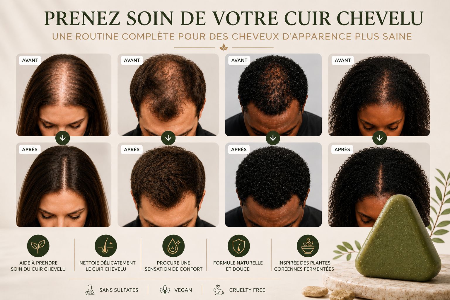 Savon capillaire stimulant